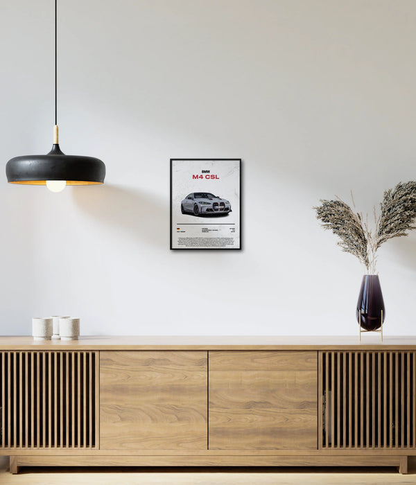 Póster BMW M4 CSL