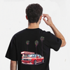 T-shirt BMW M3 E30 noir de dos