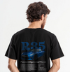 T-shirt Nissan GTR Noir de dos