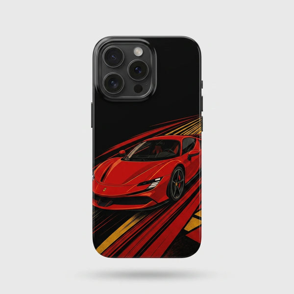 Coque iPhone Ferrari SF90 Tourismo Clothing, design automobile premium inspire de la performance italienne.