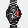 Reloj Ferrari 488 de frente, esfera llanta 3D giratoria
