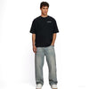 t-shirt noirF1 mclaren noir et orange de face