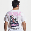 T shirtPorsche GT3RS Miami Blanc Rose de Dos
