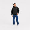 Sweat Jaguar F Type After Dark noir vu de face en plan large avec logo Tourismo