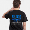 T-shirt noir Audi R8 V10 avec design performance dans le dos