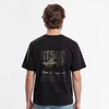 T-shirt noir GT500 avec visuel Mustang vintage, dos du mannequin visible