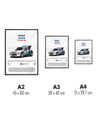 Póster Peugeot 205 Turbo 16