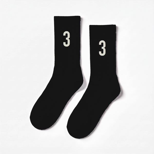 Calcetines Max Verstappen 3, negro
