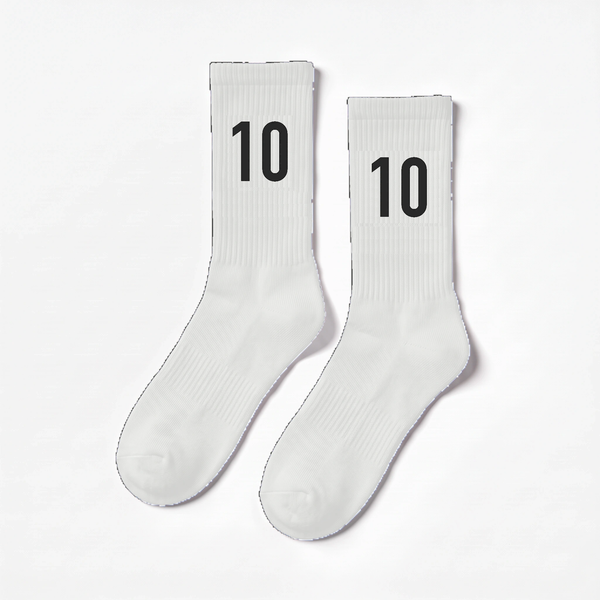 Calcetines Pierre Gasly 10, blanco
