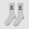 Calcetines Need Money For Porsche, blanco