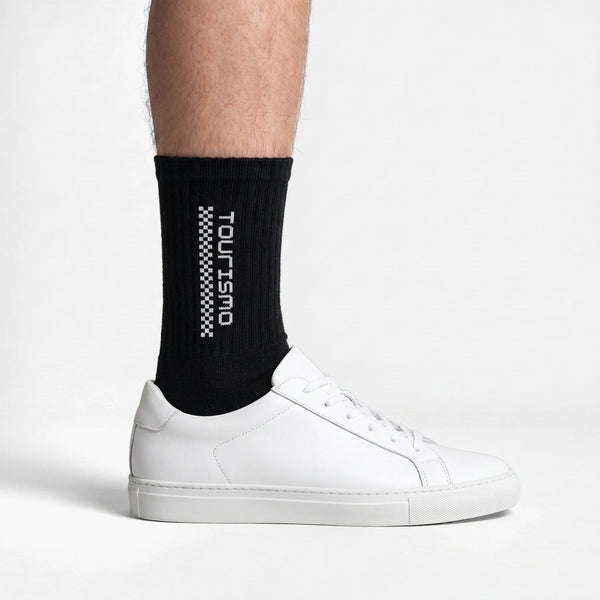 Calcetines Tourismo Crew, blanco
