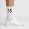 Calcetines Charles Leclerc 16, blanco