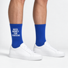 Calcetines Need Money For Porsche, azul cobalto