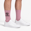 Calcetines Need Money For Porsche, rosa empolvado