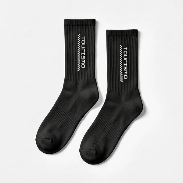 Calcetines Tourismo Crew, blanco
