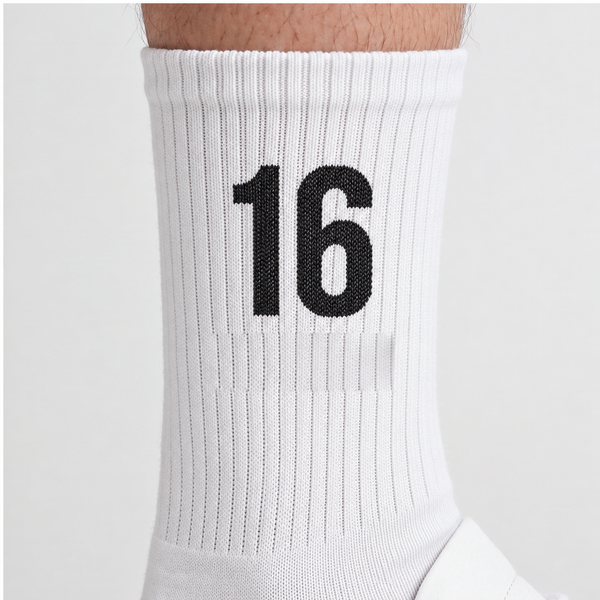 Calcetines Charles Leclerc 16, blanco