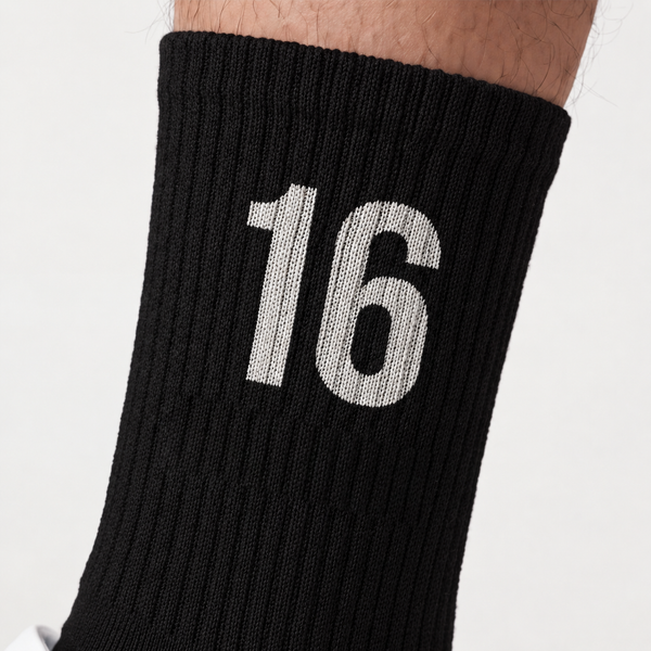Calcetines Charles Leclerc 16, negro