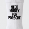 Calcetines Need Money For Porsche, blanco