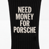 Calcetines Need Money For Porsche, negro