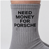 Calcetines Need Money For Porsche, gris