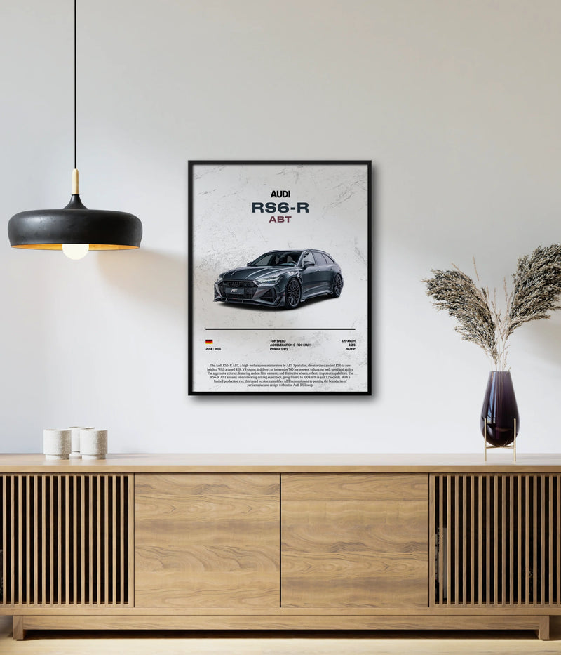 Póster Audi RS6-R ABT, vista 3