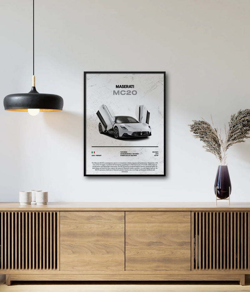 Póster Maserati MC20, vista 3
