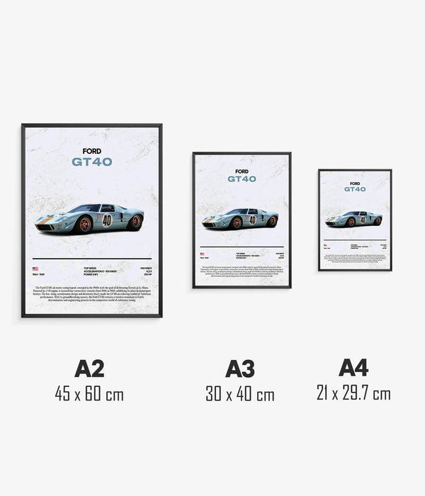 Póster Ford GT40