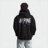 Sweat F1 Alpine bleu/rouge noirde dos 