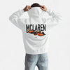 Sweat F1 mclaren orange blanc de dos 