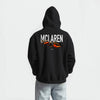 Sweat F1 mclaren orange noir de dos 