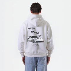 Sudadera Need Money for Porsche GT3 RS (Blanco)