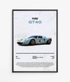 Póster Ford GT40