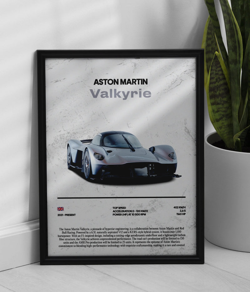 Póster Aston Martin Valkyrie, vista 1