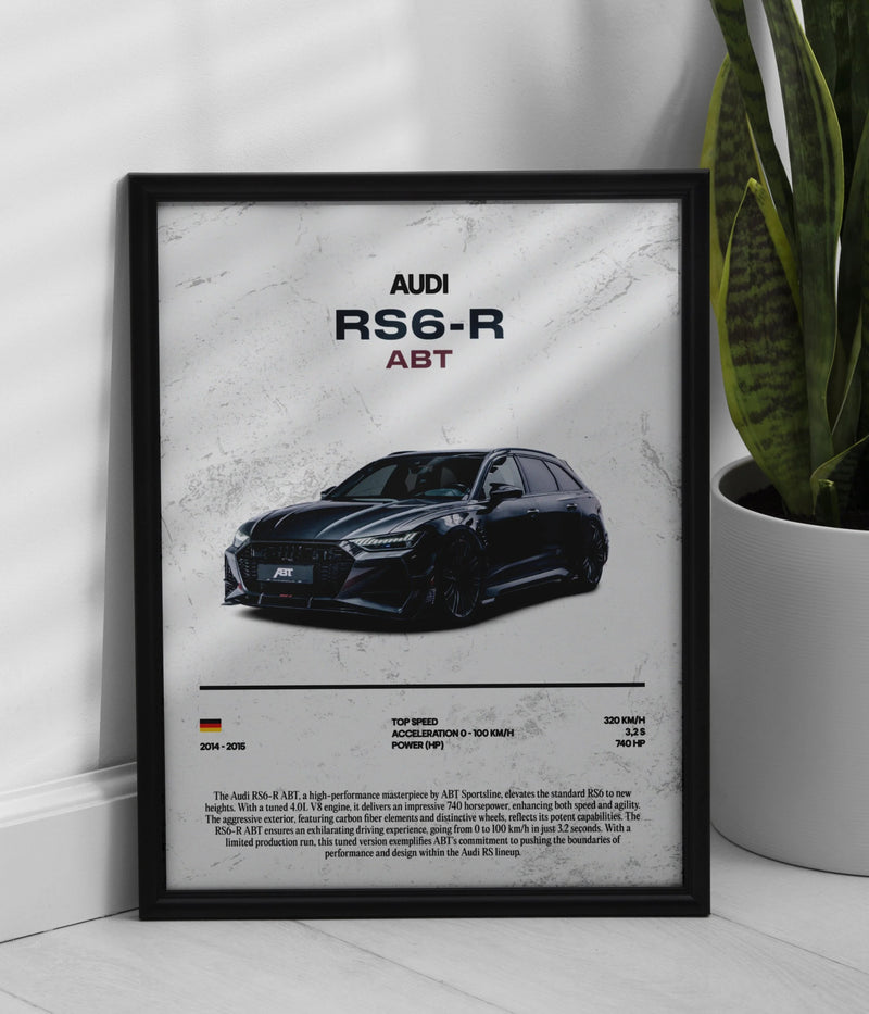 Póster Audi RS6-R ABT, vista 1