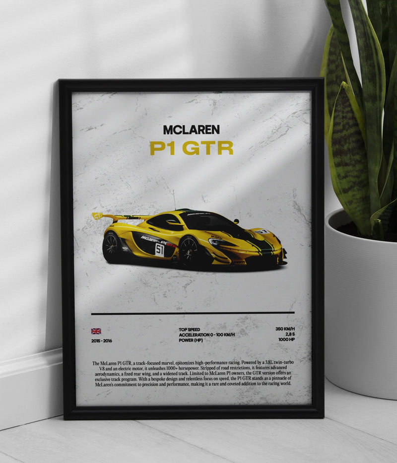 Póster McLaren P1 GTR, vista 1