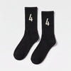 Calcetines Lando Norris 4 negro, el par en plano