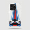 Coque iPhone Porsche 911 Martini Racing Tourismo Clothing, design automobile premium inspire de la competition.