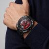 Reloj Porsche 911 puesto en la muñeca