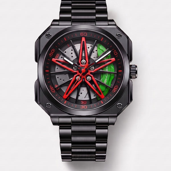 Reloj Porsche 911, pinza verde