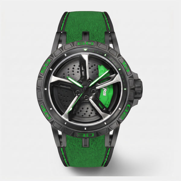Reloj Audi RS 3, color correa verde