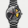 Reloj Audi RS 6, pinza amarilla