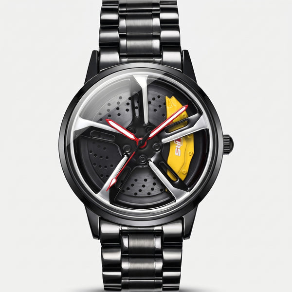 Reloj Audi RS 6, pinza amarilla