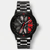 Reloj Mercedes-AMG G63 de frente, esfera llanta 3D giratoria