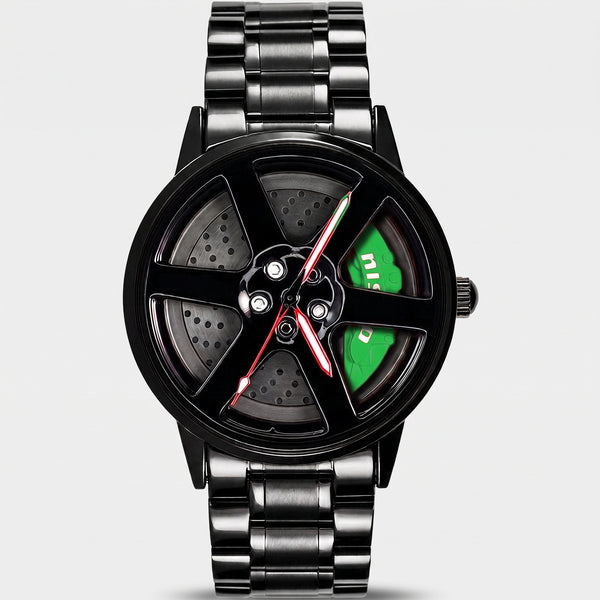 Reloj Nissan GT-R, pinza verde