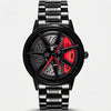 Reloj Shelby GT500 de frente, esfera llanta 3D giratoria