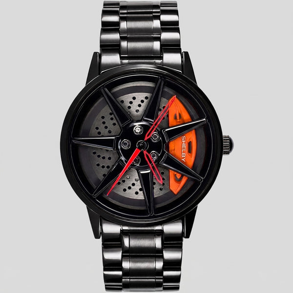 Reloj Shelby GT500, pinza naranja