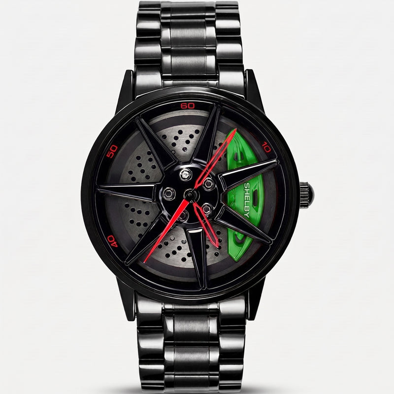 Reloj Shelby GT500, pinza verde