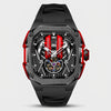 Reloj moteur V12 de frente, esfera de bloque motor de doce cilindros