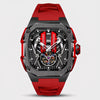 Reloj motor V12, motor rojo
