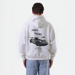 Sudadera Need Money for Porsche GT3 RS (Negro)